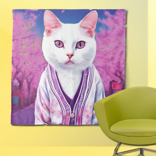 Sakura kitty  tapestry (Creator Uploaded)