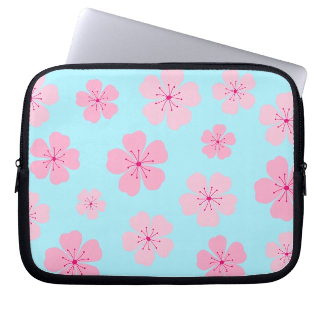 Sakura  laptop sleeve (Front)
