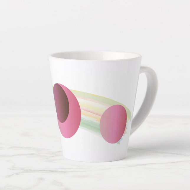sakura latte mug (Right Angle)