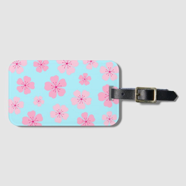 Sakura Luggage Tag (Front Horizontal)