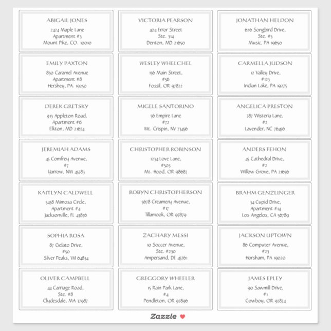 Sakura Mountain | Casual Guest Address Labels (Sheet)