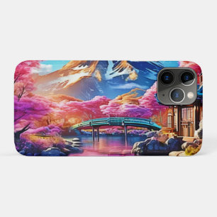 Sakura Mountain: Spring Scene iPhone 11 Pro Case