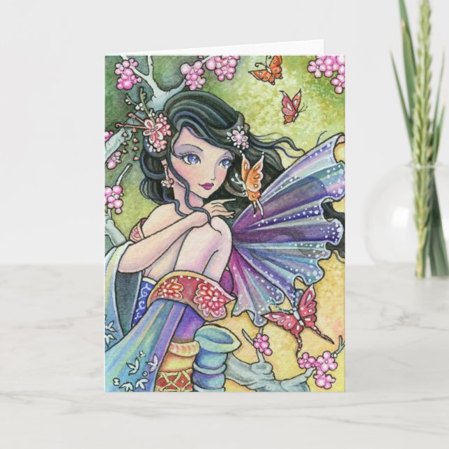 Sakura Night - blank card (Front)