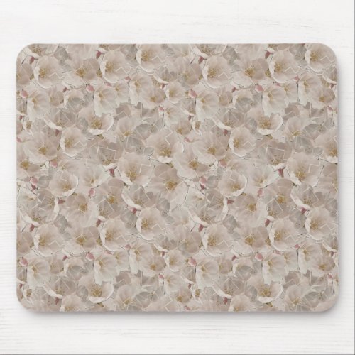 Sakura pattern mouse pad