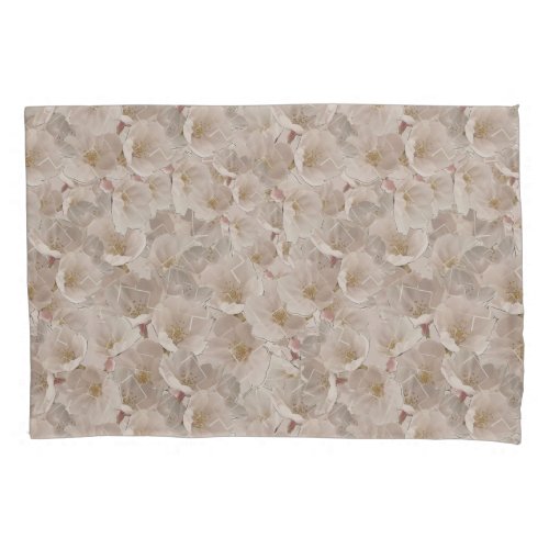 Sakura pattern pillow case