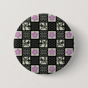 sakura pinback button