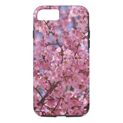 Sakura Pink Cherry Blossom Sky iPhone 87 Case
