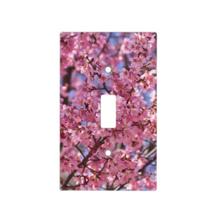 Sakura Pink Cherry Blossom Sky Light Switch Cover
