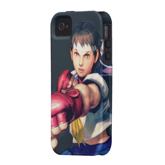 Sakura Punching Case-Mate iPhone Case (Back Left)