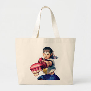 Sakura Punching Large Tote Bag