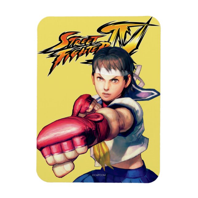 Sakura Punching Magnet (Vertical)