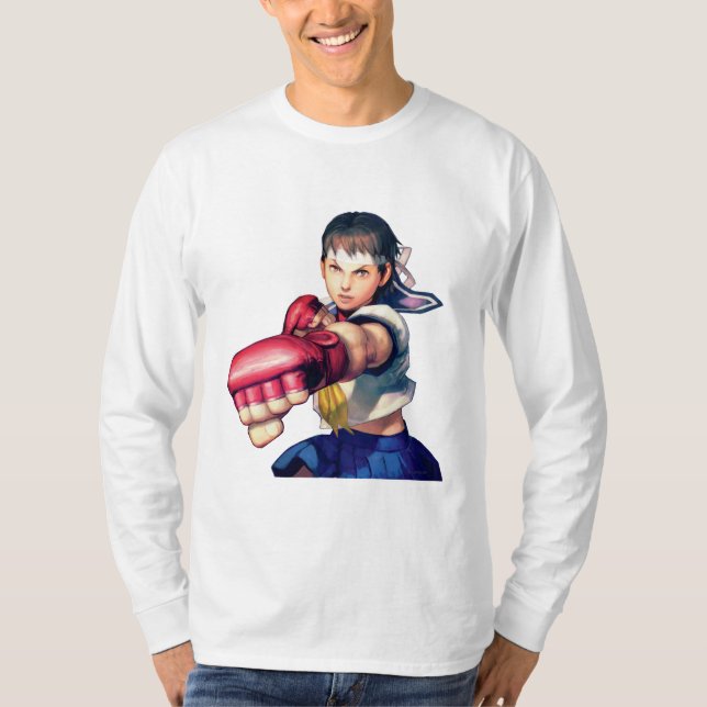 Sakura Punching T-Shirt (Front)