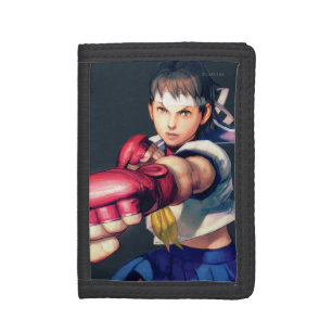 Sakura Punching Trifold Wallet