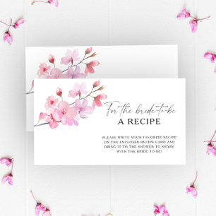 Sakura - Recipe for the bride to be Enclosure Card