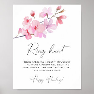Sakura - Ring hunt bridal shower game Poster