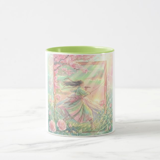 Sakura Samourai japonaise mug (Center)