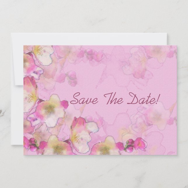 Sakura Save The Date (Front)