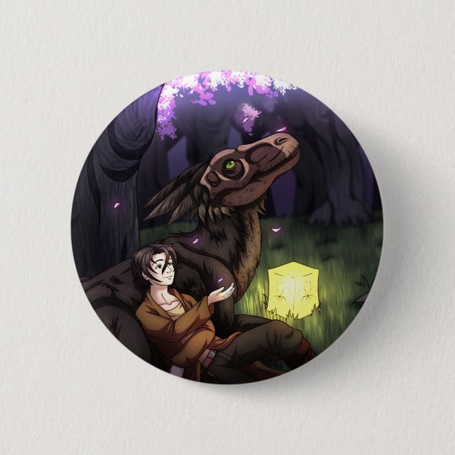 Sakura Season Button (Front)
