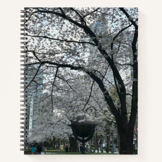 Sakura Season in Shinjuku Notebook