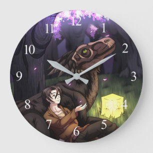 Sakura Season Large Clock