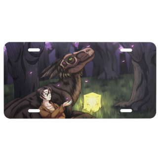 Sakura Season License Plate