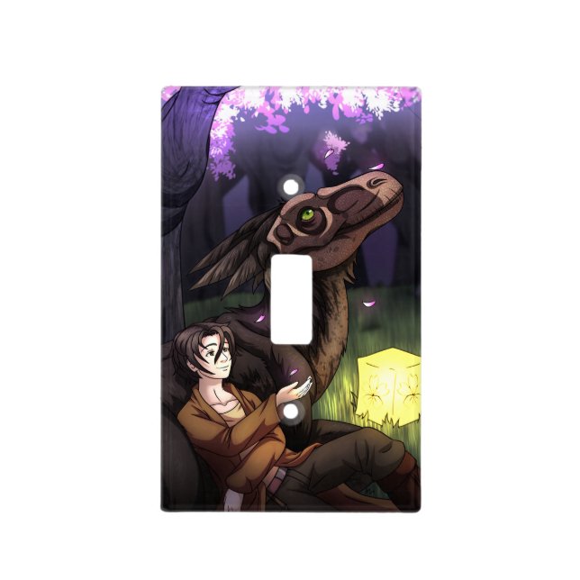 Sakura Season Light Switch Cover (Front)