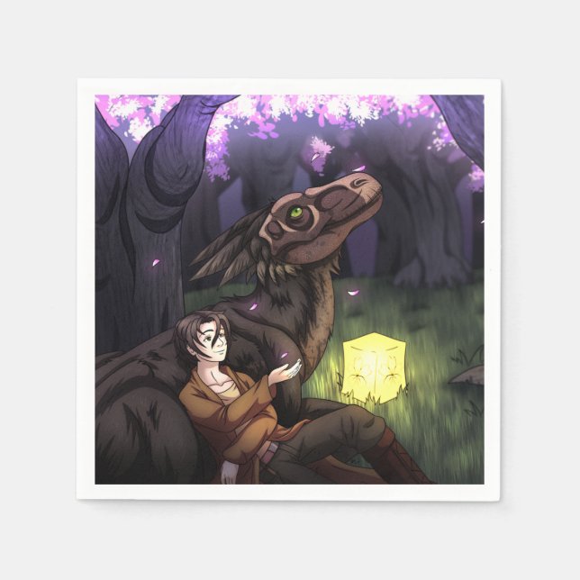 Sakura Season Napkins (Front)