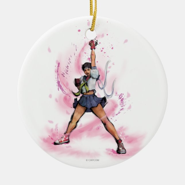 Sakura Shouoken Ceramic Ornament (Front)