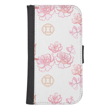 Sakura,spring blossom,Japanese cherry blossom, tre Samsung S4 Wallet Case