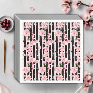 Sakura Spring Cherry Blossoms Baby Shower Napkins