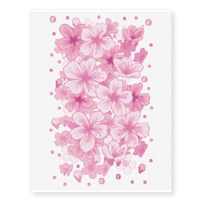 Sakura Temporary Tattoos (Front)