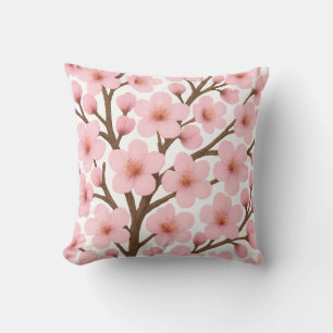 Sakura Throw Pillow