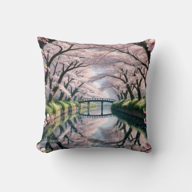 SAKURA THROW PILLOW (Front)