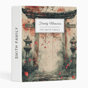 Sakura Torii Ink Wash Art Mini Binder