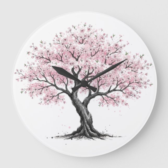 Sakura Tree Clock (Front)