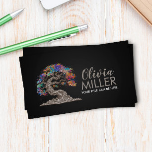 Sakura Tree - Colorful Blossom Business Card