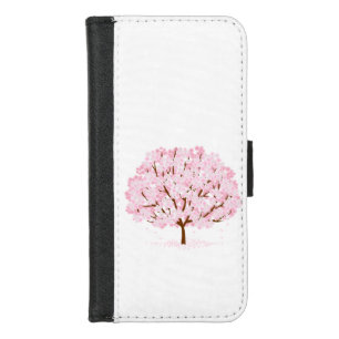 Sakura Tree in Full Bloom – Elegant Spring Design" iPhone 8/7 Wallet Case