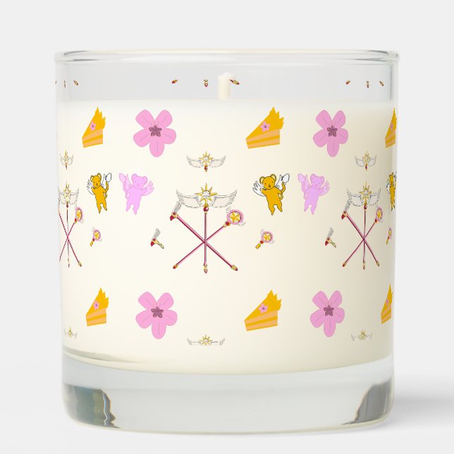 Sakura Wands & Cake Scented Candle (Front)