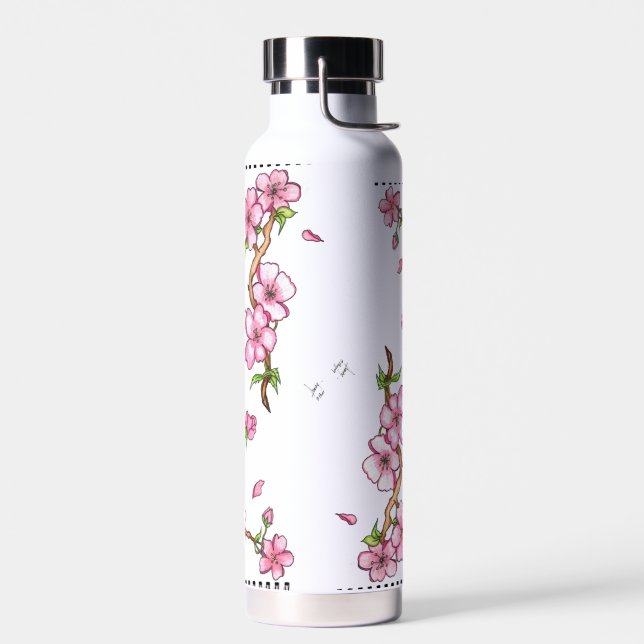 Sakura Water Bottle (Left)