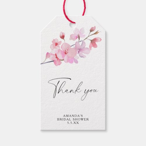 Sakura _ Wedding Thank You Gift Tags