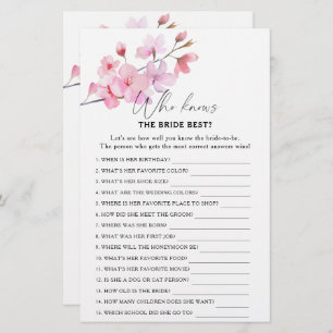 Sakura - Who knows the bride best game