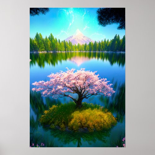 Sakuras Mystery The Enchanting Lake Poster