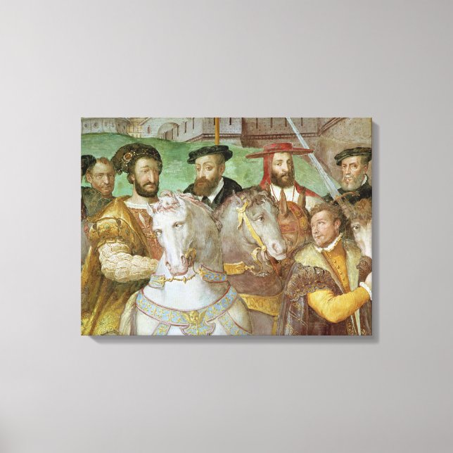 Sala dei Fasti Farnese Canvas Print (Front)