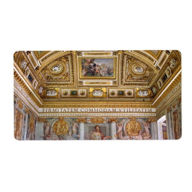 Sala della Biblioteca Label (Front)