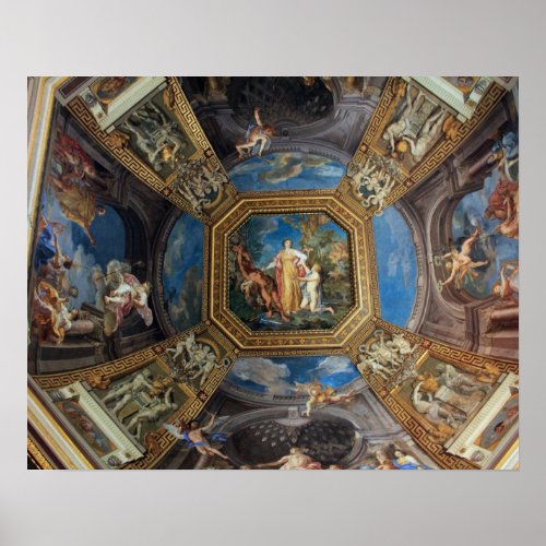 Sala delle Muse Vatican Museum Poster