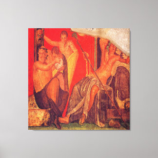 Sala di Grande Dipinto, Scene VI / Villa de Mister Canvas Print