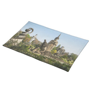 Sala Keo Kou, Nong Khai, Thailand Cloth Placemat