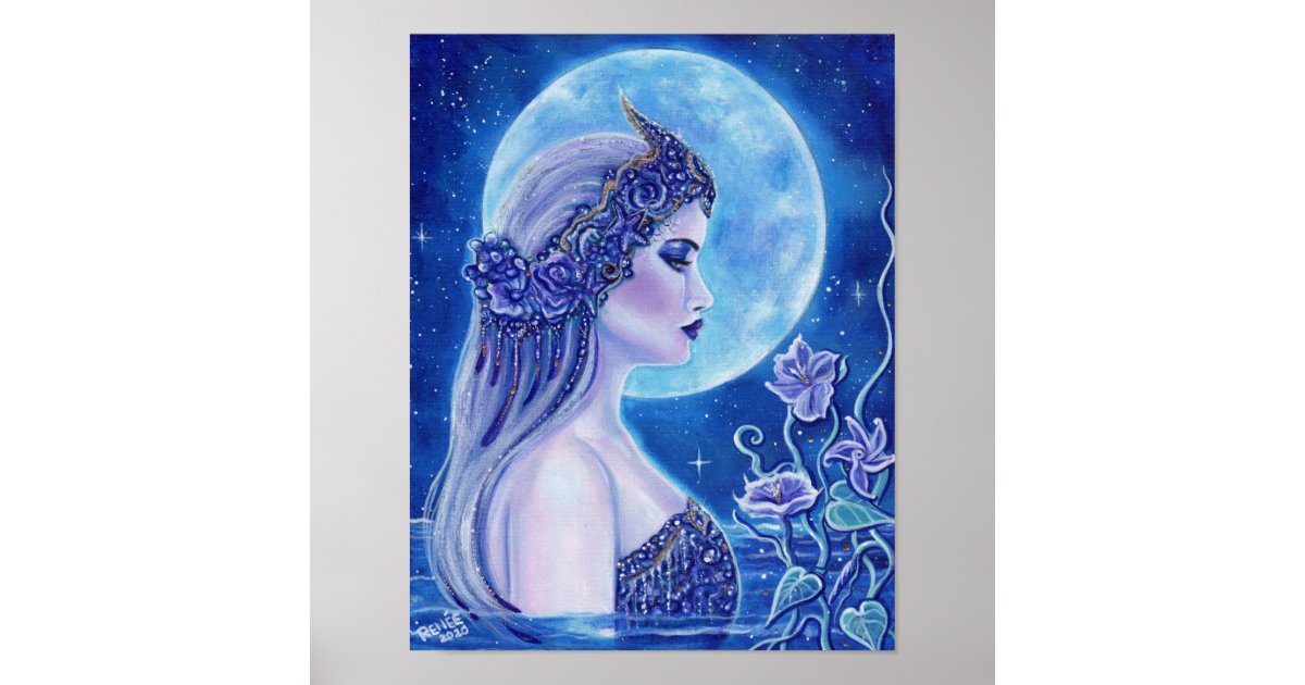 Salacia goddess of the sea By Renee L Lavoie Poster | Zazzle