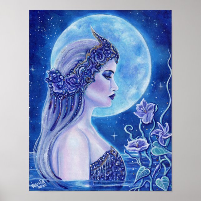 Salacia goddess of the sea By Renee L Lavoie Poster (Front)