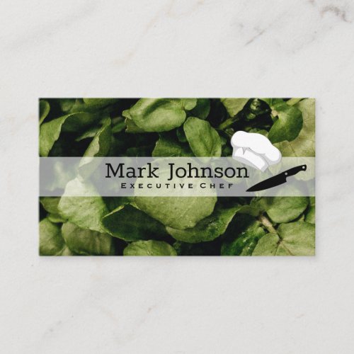 Salad Bar  Chef Business Card